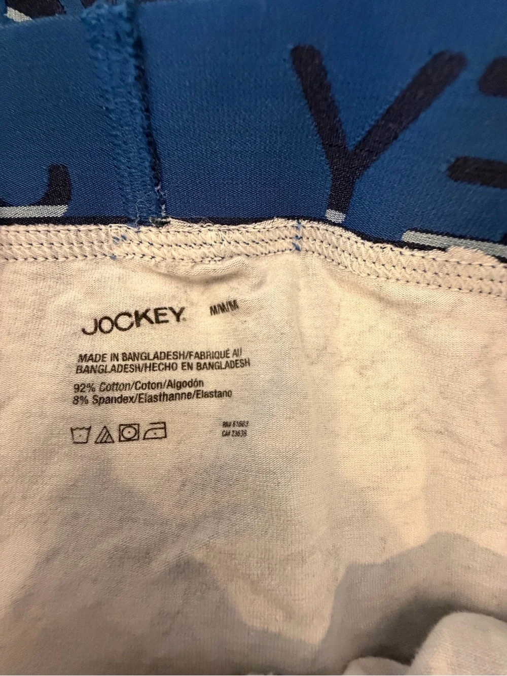 Jockey Men's True‎ Style Boxer Briefs 4” Trunk Cotton Blend 4 Pack MED Colorful